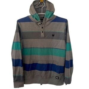 ZOO YORK | Men’s 3 Botton Hooded Sweatshirt Size Medium